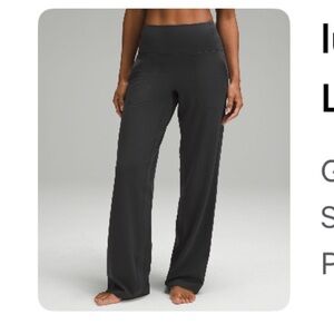 NWOT lulu lemon align high rise wide leg pant